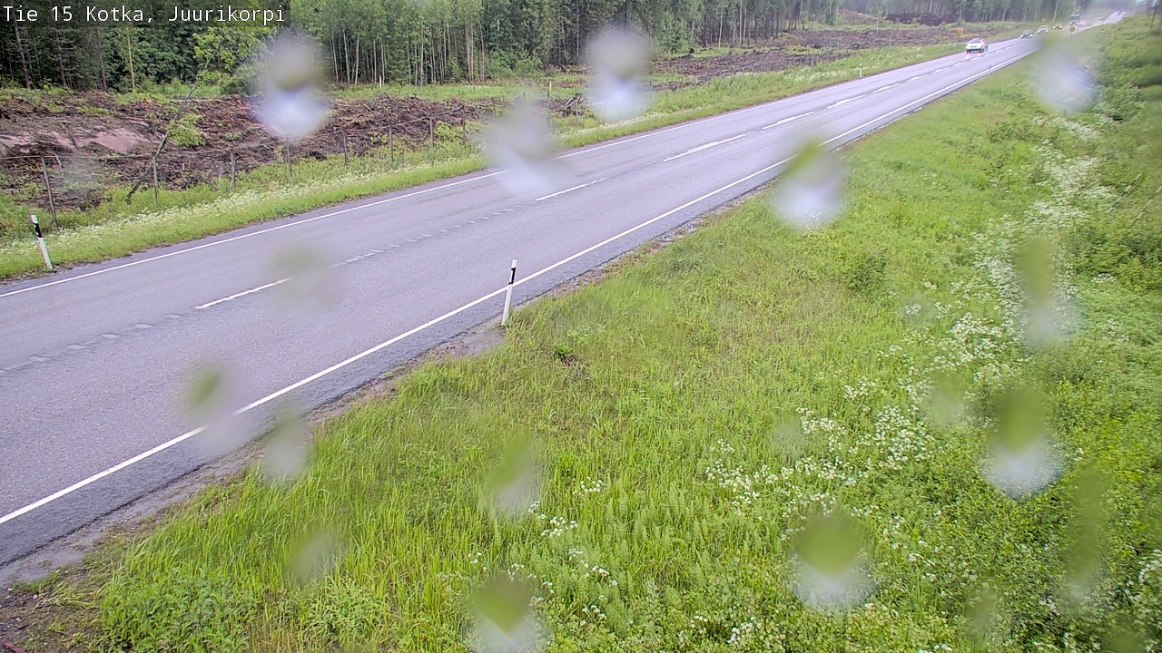 Weather Camera Image Road 15 Kotka, Juurikorpi, Kotka, Kymenlaakso
