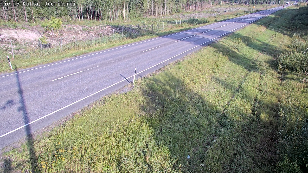 Weather Camera Image Road 15 Kotka, Juurikorpi, Kotka, Kymenlaakso