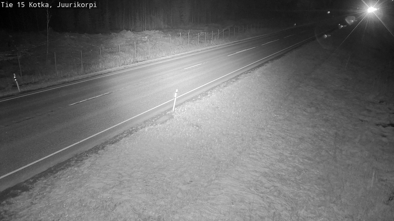 Weather Camera Image Väg 15 Kotka, Juurikorpi, Kotka, Kymenlaakso