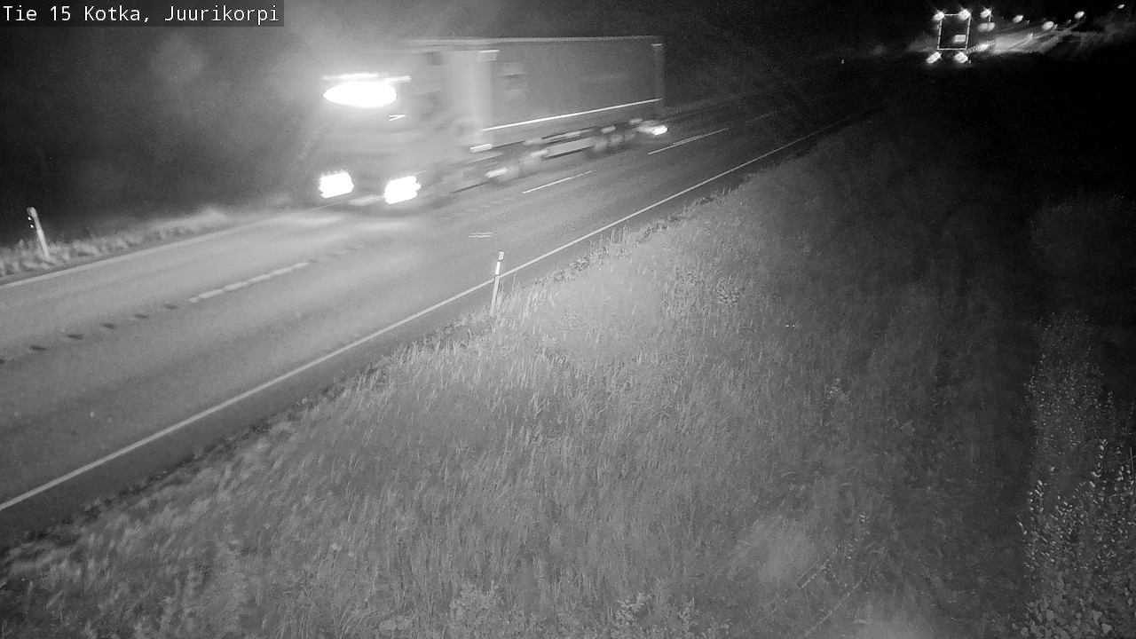Weather Camera Image Väg 15 Kotka, Juurikorpi, Kotka, Kymenlaakso