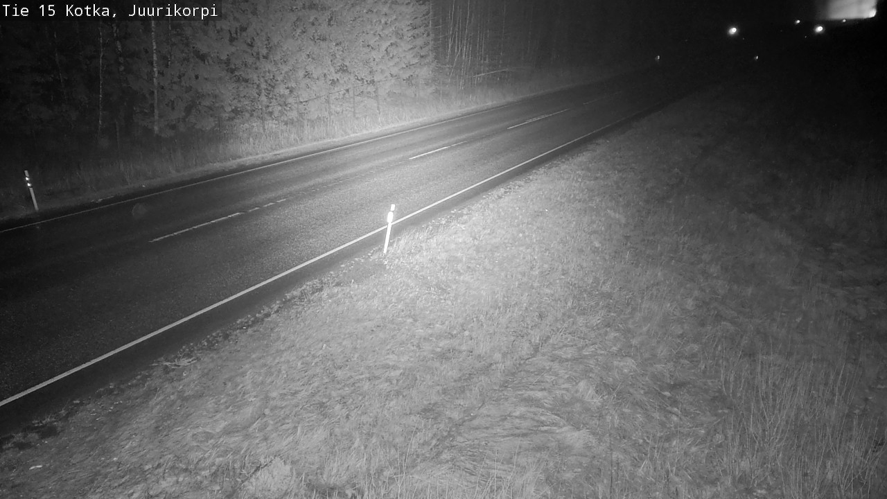 Weather Camera Image Road 15 Kotka, Juurikorpi, Kotka, Kymenlaakso