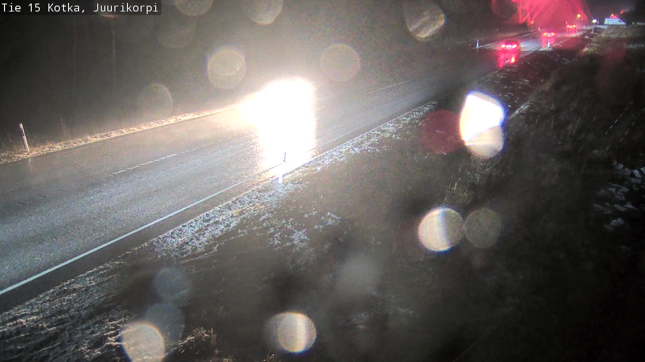 Weather Camera Image Road 15 Kotka, Juurikorpi, Kotka, Kymenlaakso