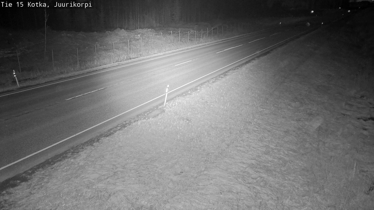 Weather Camera Image Väg 15 Kotka, Juurikorpi, Kotka, Kymenlaakso