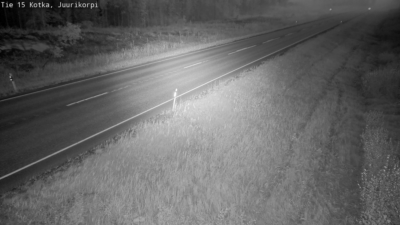 Weather Camera Image Väg 15 Kotka, Juurikorpi, Kotka, Kymenlaakso