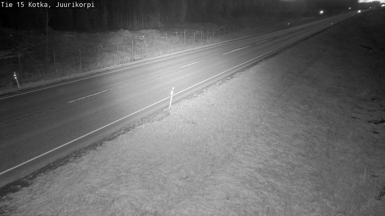 Weather Camera Image Väg 15 Kotka, Juurikorpi, Kotka, Kymenlaakso