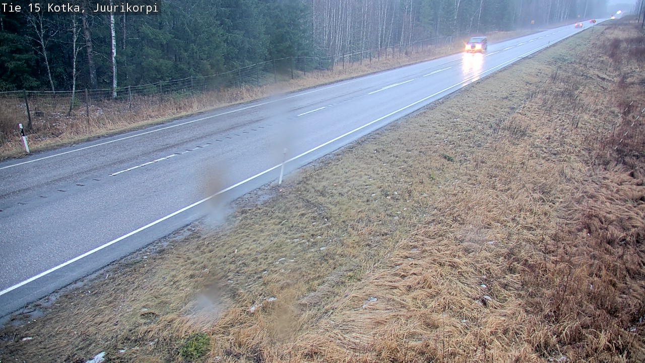 Weather Camera Image Road 15 Kotka, Juurikorpi, Kotka, Kymenlaakso