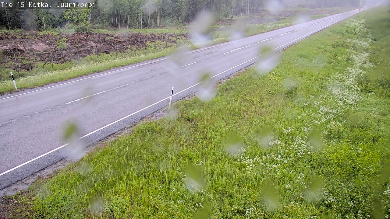 Weather Camera Image Road 15 Kotka, Juurikorpi, Kotka, Kymenlaakso