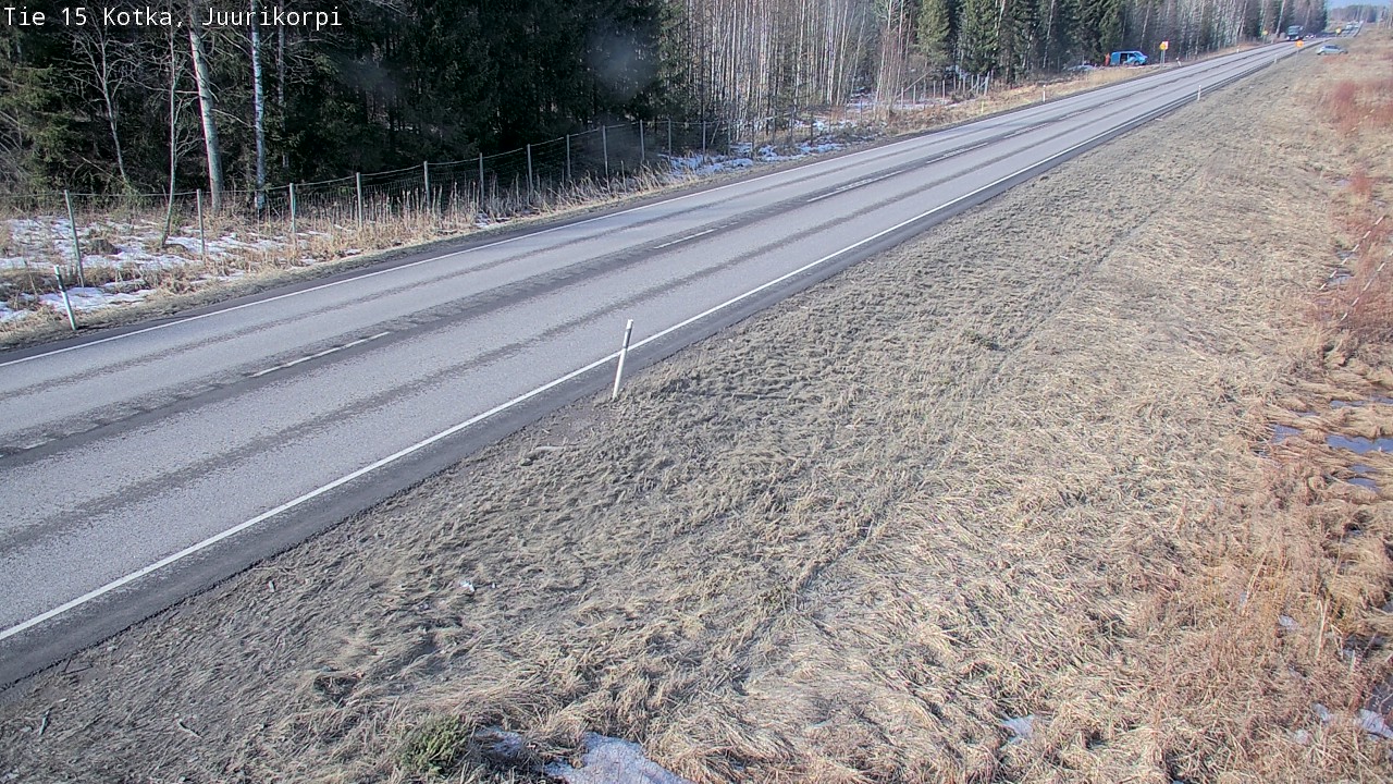 Weather Camera Image Väg 15 Kotka, Juurikorpi, Kotka, Kymenlaakso