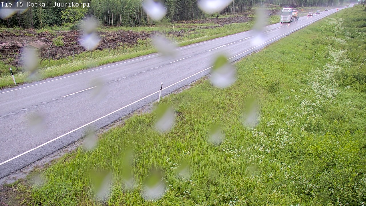 Weather Camera Image Road 15 Kotka, Juurikorpi, Kotka, Kymenlaakso
