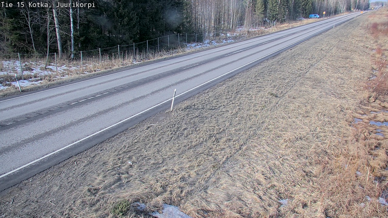 Weather Camera Image Väg 15 Kotka, Juurikorpi, Kotka, Kymenlaakso