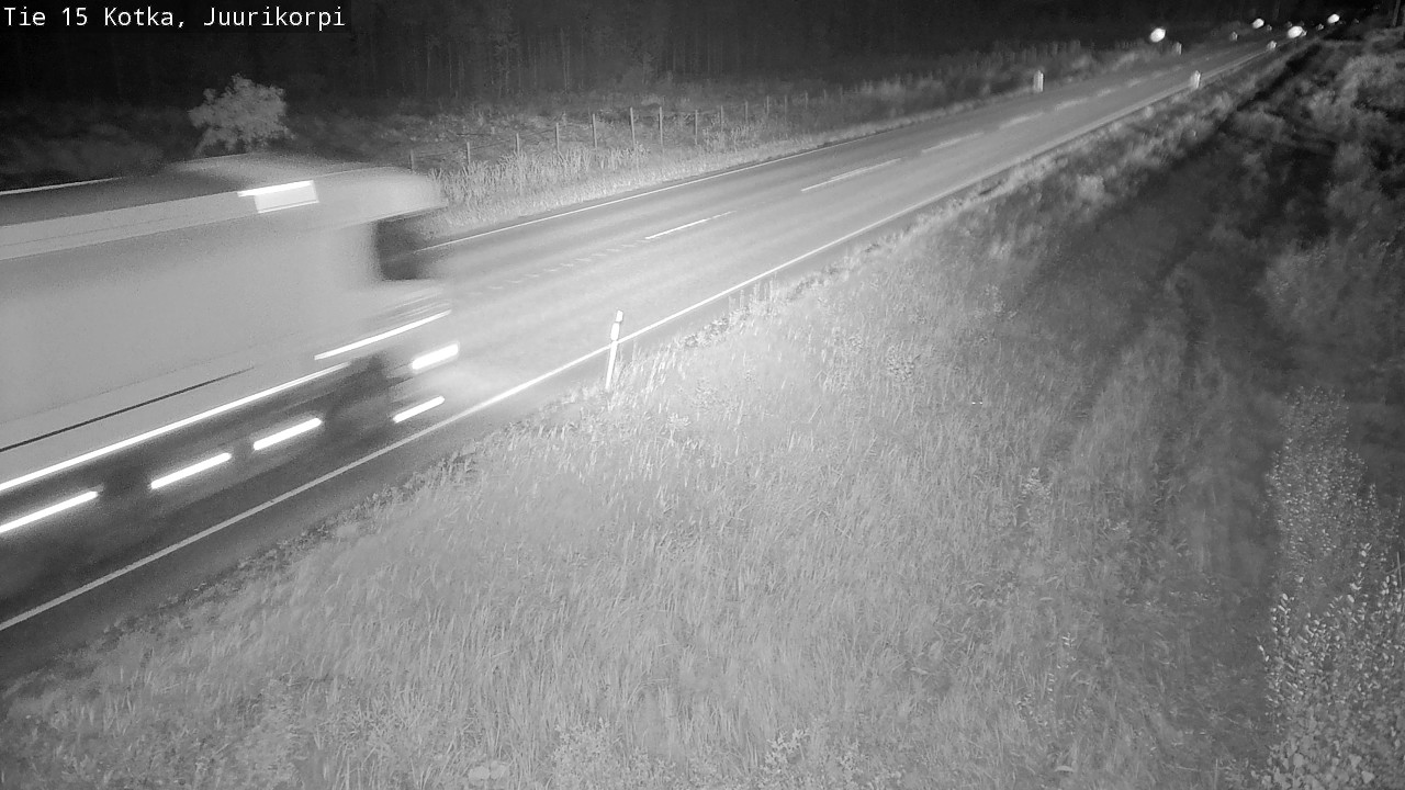 Weather Camera Image Väg 15 Kotka, Juurikorpi, Kotka, Kymenlaakso