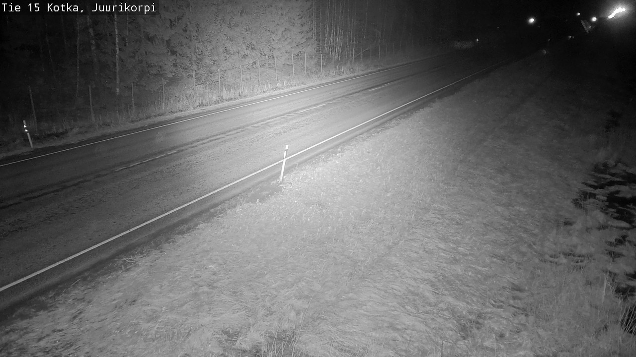 Weather Camera Image Road 15 Kotka, Juurikorpi, Kotka, Kymenlaakso