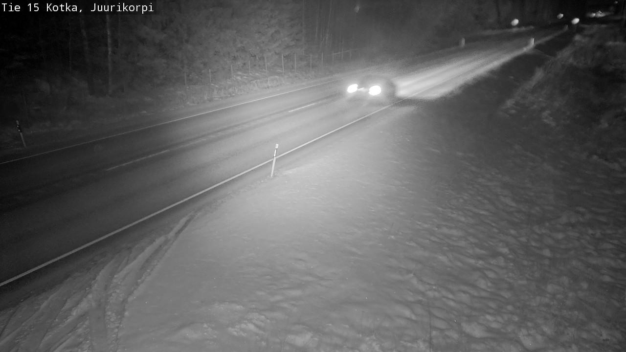 Weather Camera Image Road 15 Kotka, Juurikorpi, Kotka, Kymenlaakso