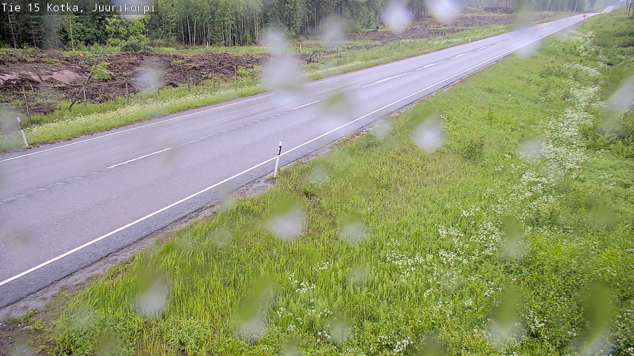 Weather Camera Image Road 15 Kotka, Juurikorpi, Kotka, Kymenlaakso