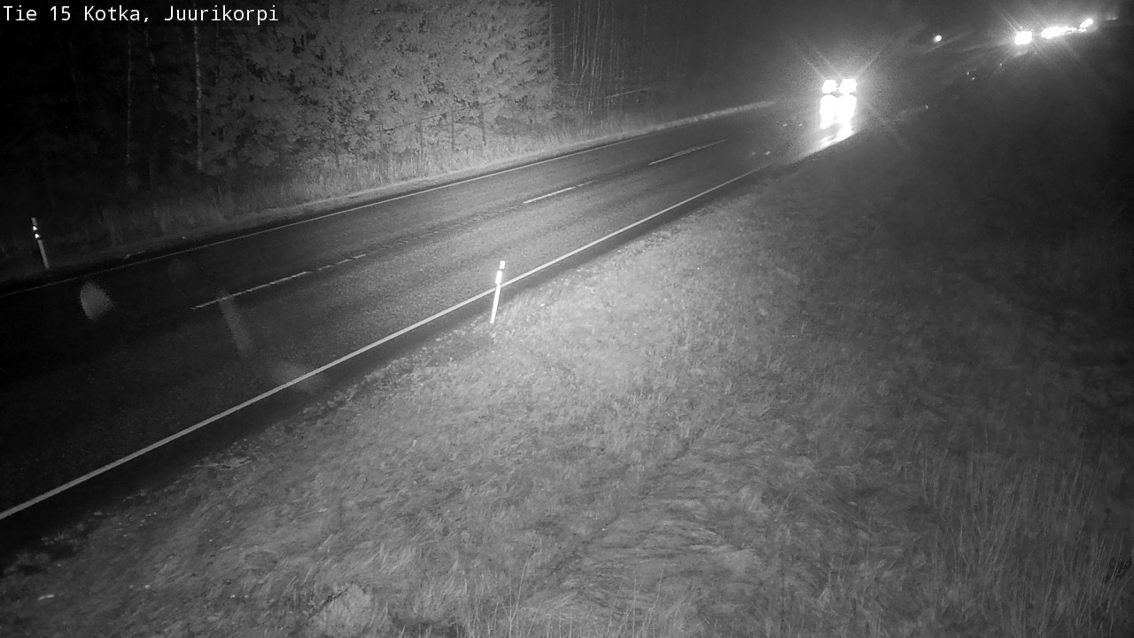 Weather Camera Image Road 15 Kotka, Juurikorpi, Kotka, Kymenlaakso
