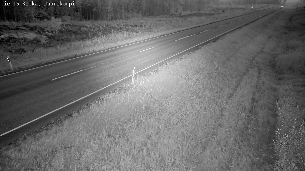 Weather Camera Image Väg 15 Kotka, Juurikorpi, Kotka, Kymenlaakso