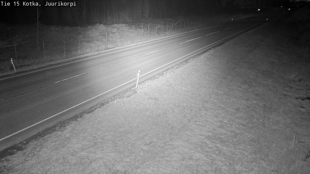 Weather Camera Image Väg 15 Kotka, Juurikorpi, Kotka, Kymenlaakso