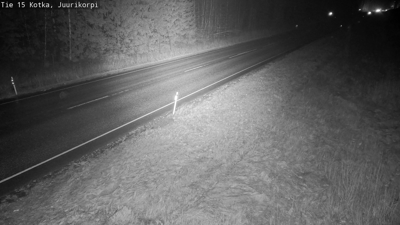 Weather Camera Image Road 15 Kotka, Juurikorpi, Kotka, Kymenlaakso