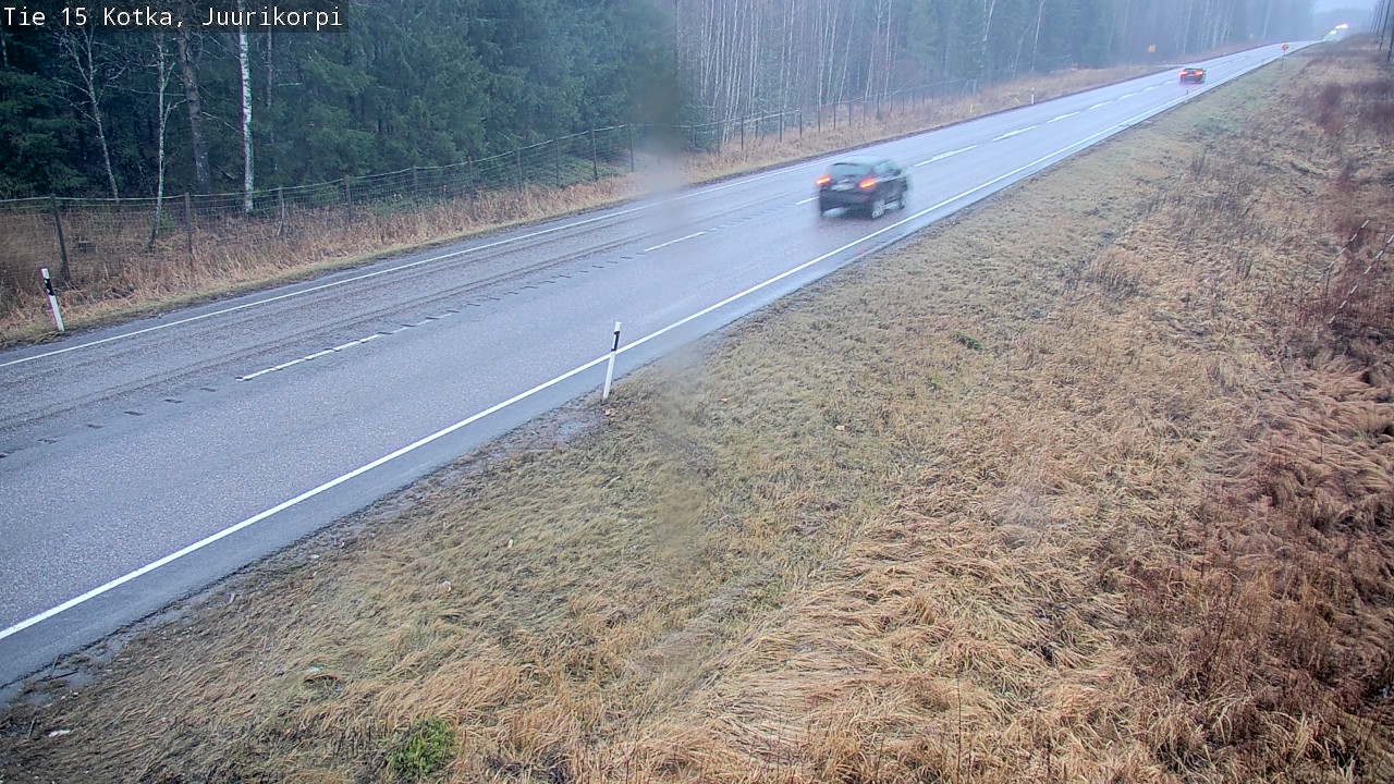 Weather Camera Image Road 15 Kotka, Juurikorpi, Kotka, Kymenlaakso