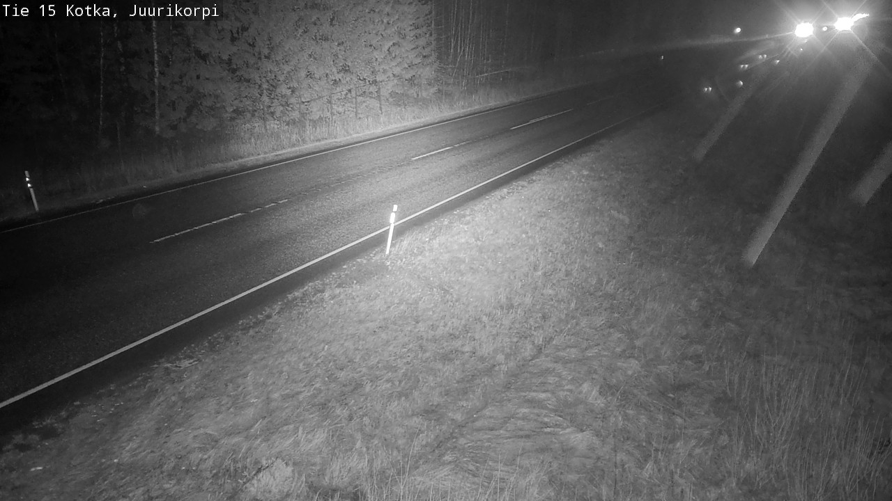 Weather Camera Image Road 15 Kotka, Juurikorpi, Kotka, Kymenlaakso