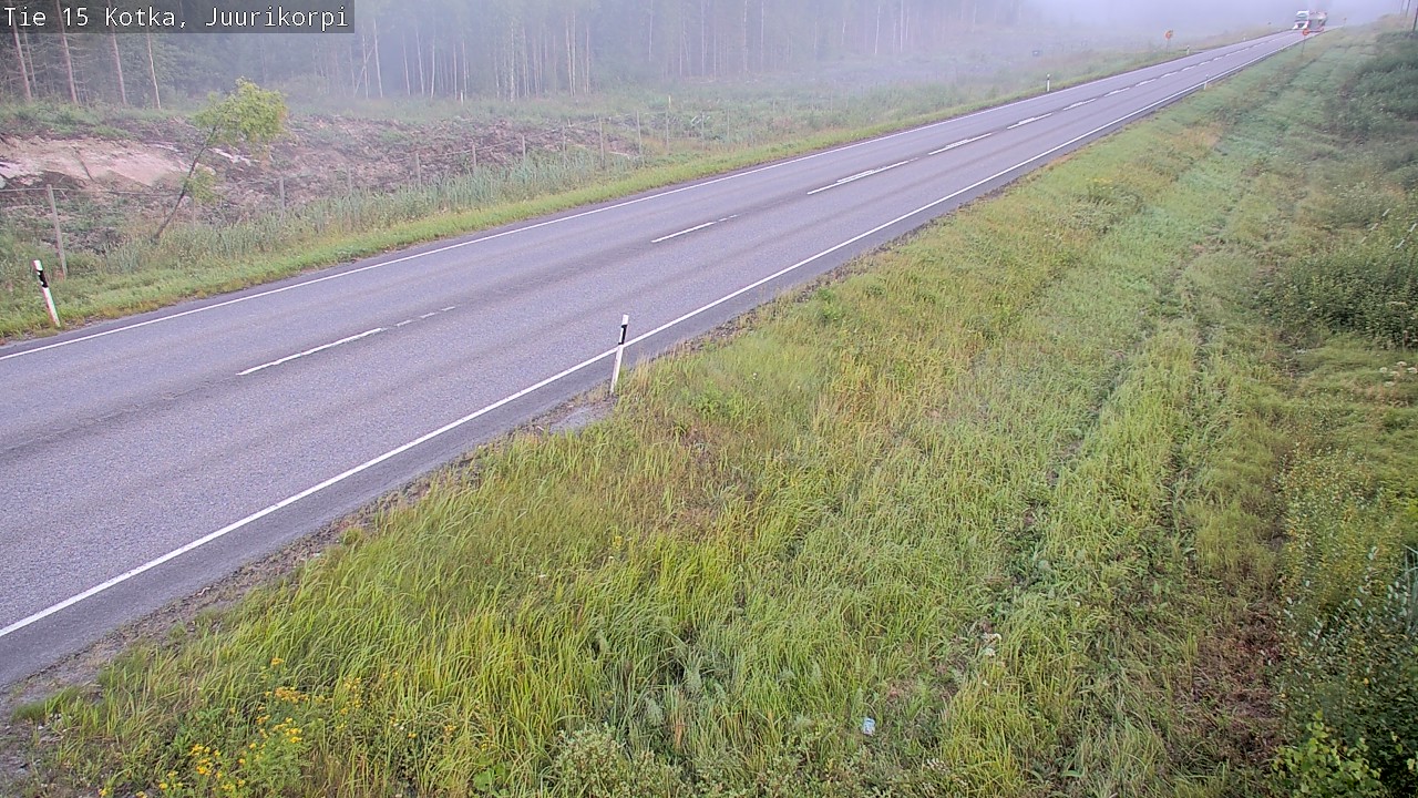 Weather Camera Image Väg 15 Kotka, Juurikorpi, Kotka, Kymenlaakso