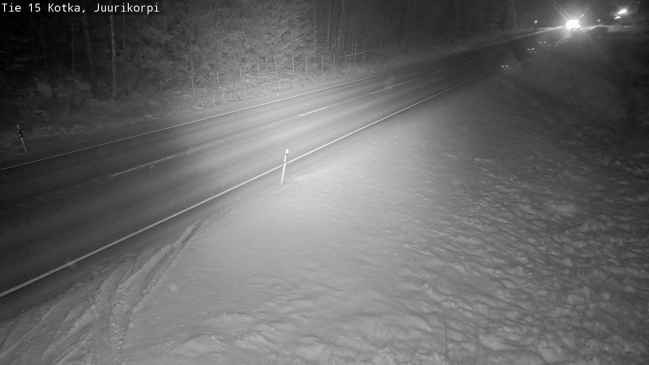 Weather Camera Image Väg 15 Kotka, Juurikorpi, Kotka, Kymenlaakso