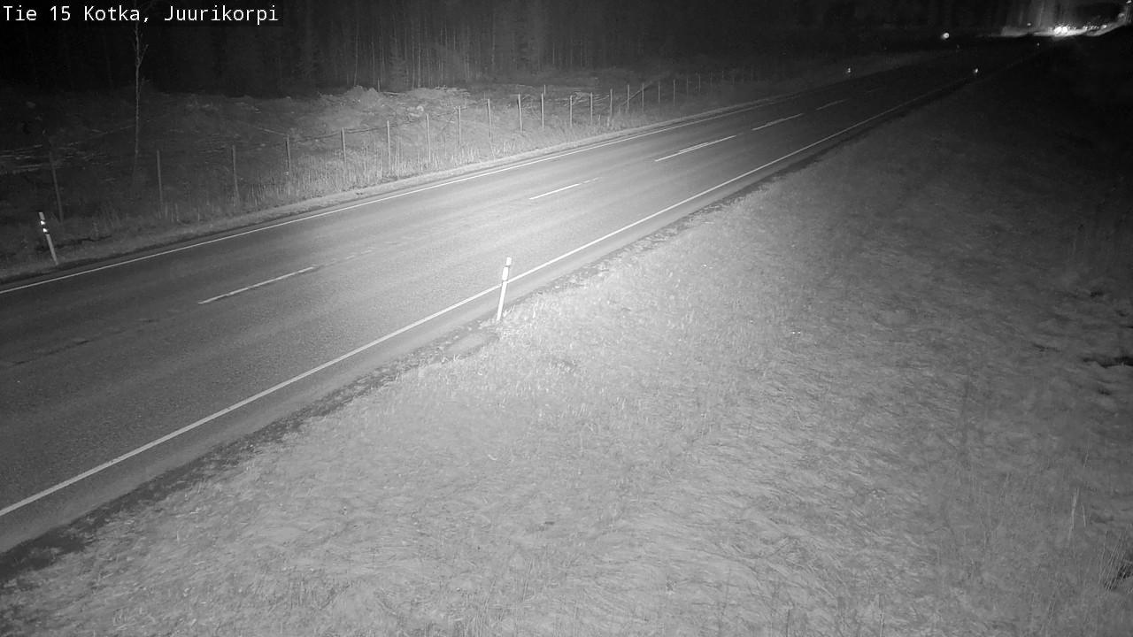Weather Camera Image Väg 15 Kotka, Juurikorpi, Kotka, Kymenlaakso
