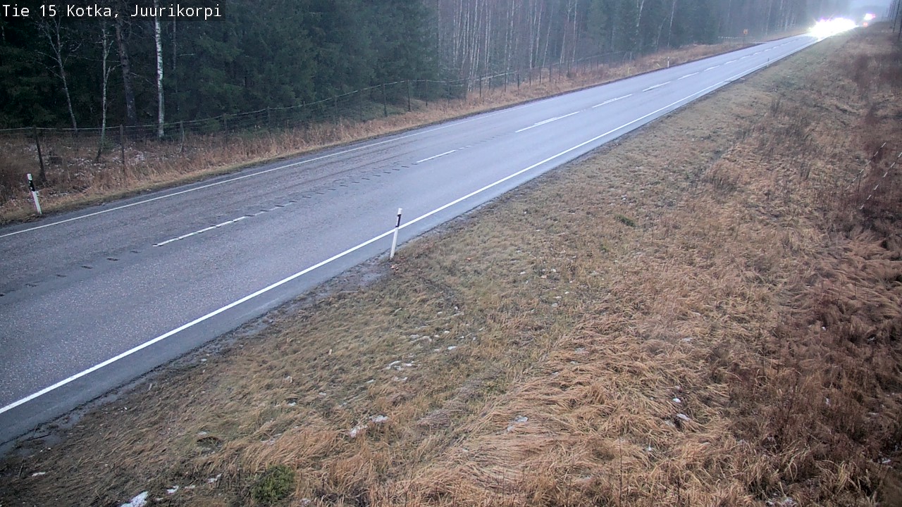 Weather Camera Image Road 15 Kotka, Juurikorpi, Kotka, Kymenlaakso