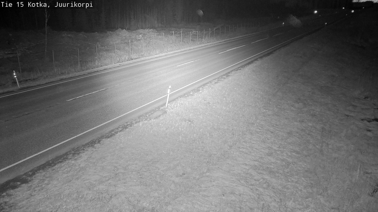 Weather Camera Image Väg 15 Kotka, Juurikorpi, Kotka, Kymenlaakso