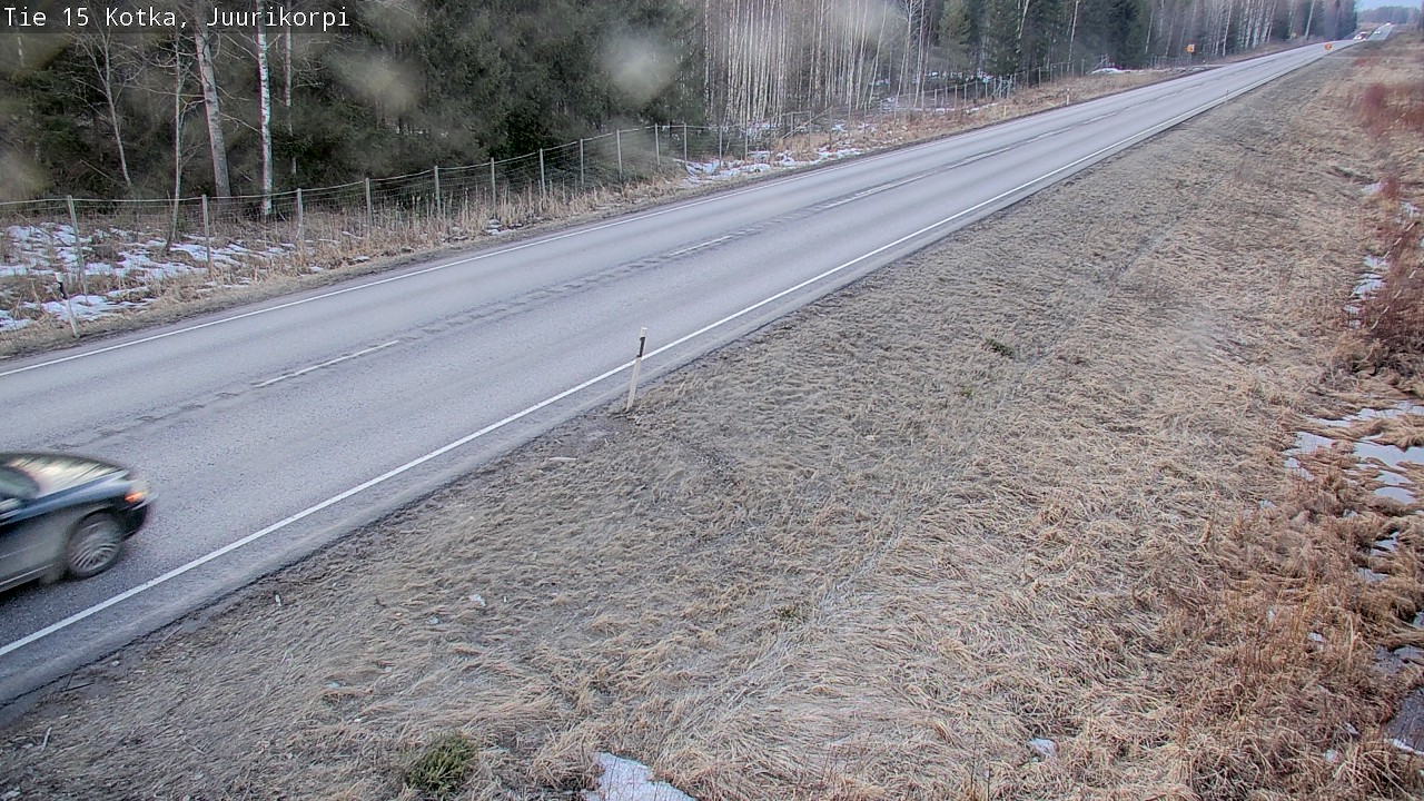 Weather Camera Image Road 15 Kotka, Juurikorpi, Kotka, Kymenlaakso