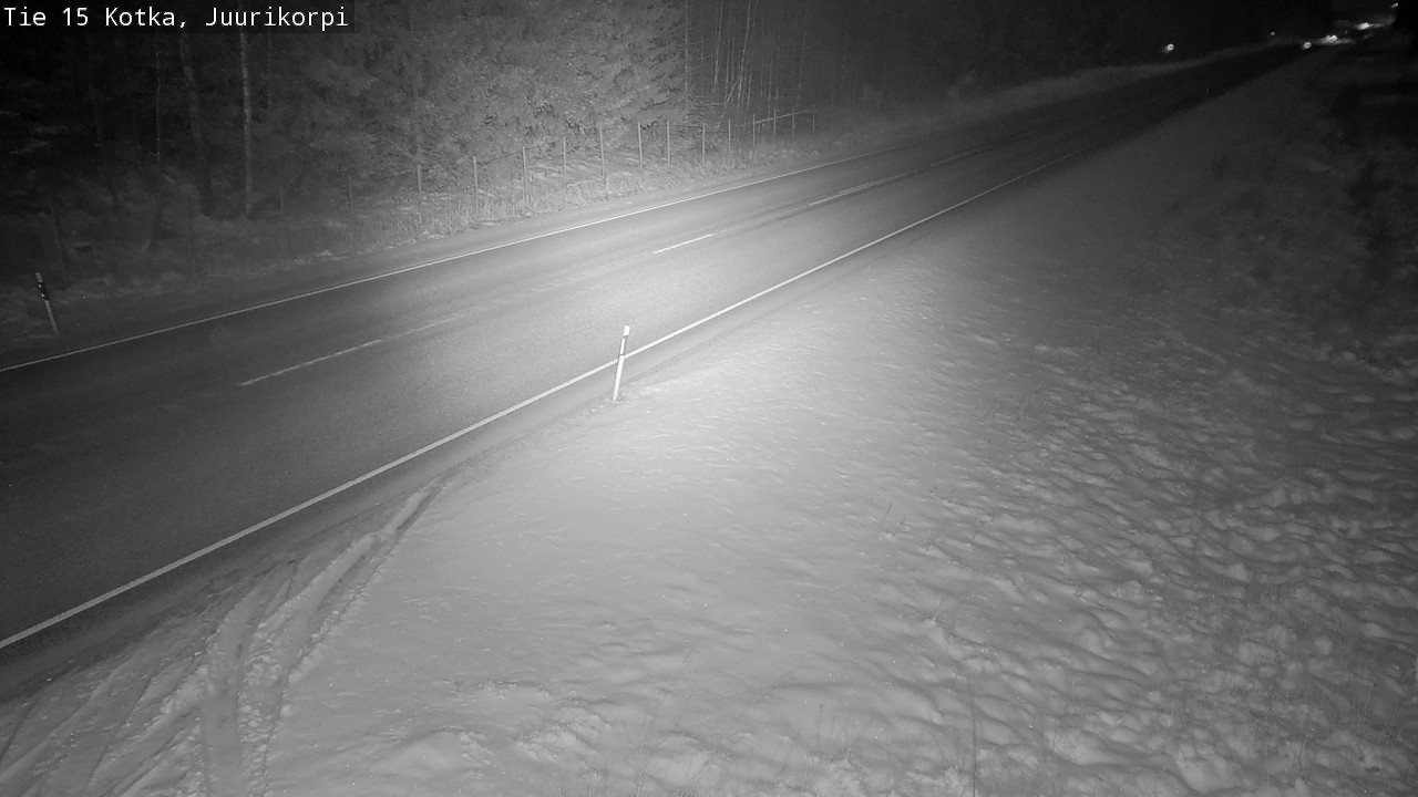 Weather Camera Image Road 15 Kotka, Juurikorpi, Kotka, Kymenlaakso