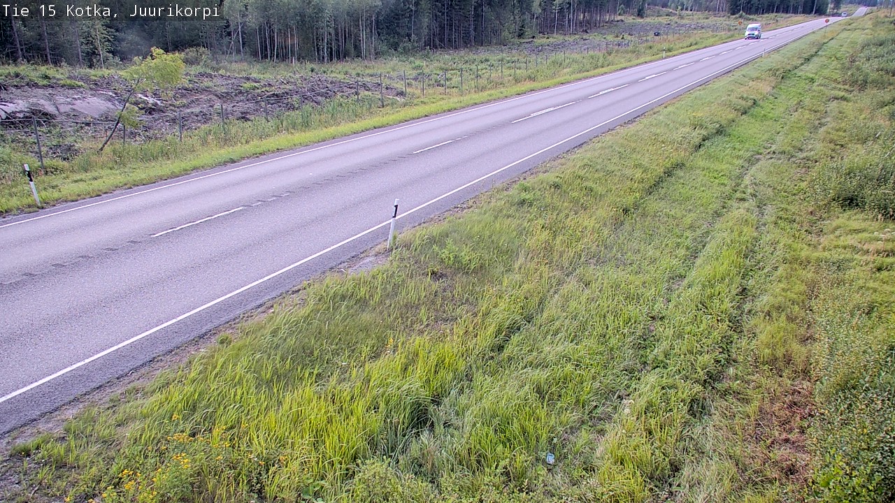 Weather Camera Image Väg 15 Kotka, Juurikorpi, Kotka, Kymenlaakso
