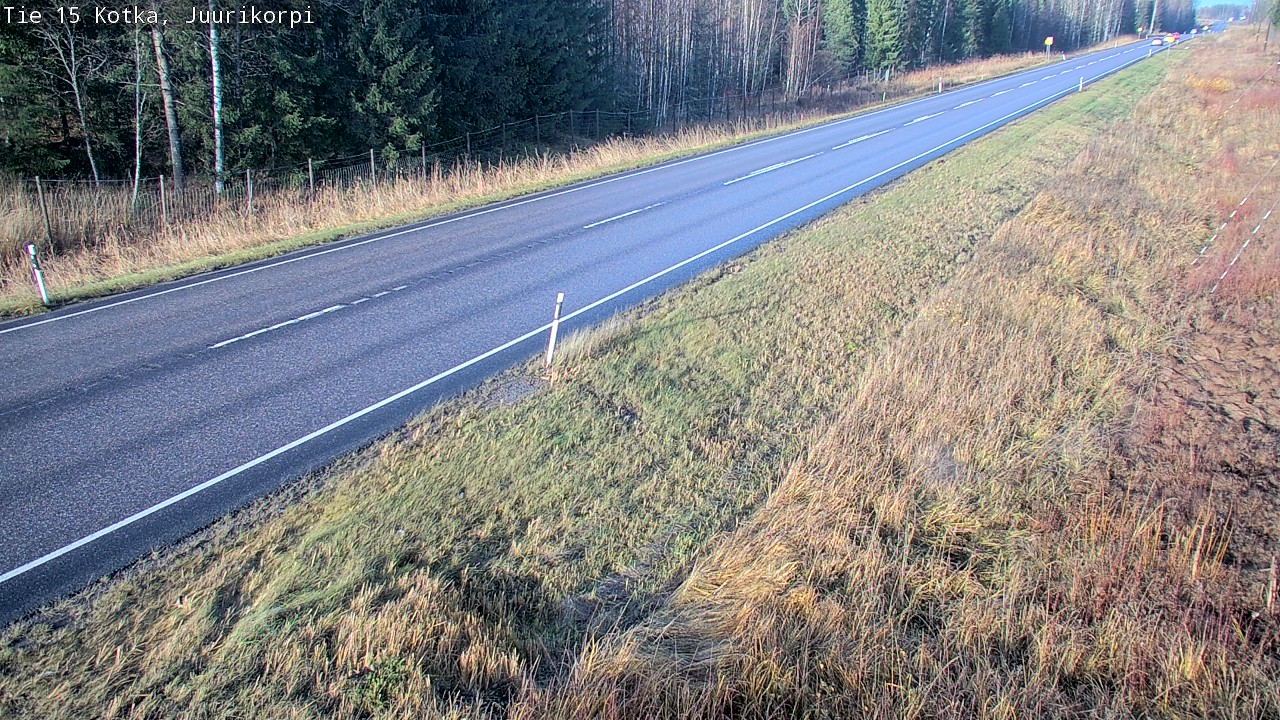 Kelikamerat Kuva Tie 15 Kotka, Juurikorpi, Kotka, Kymenlaakso