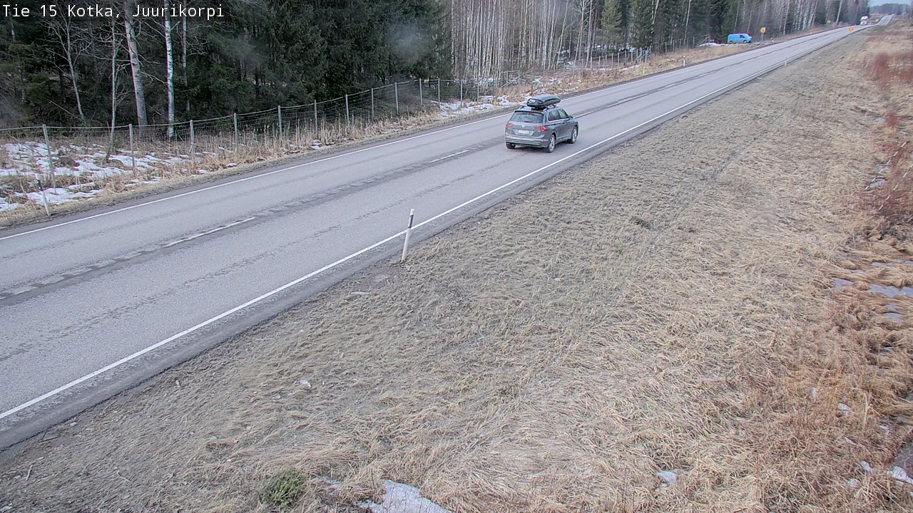Weather Camera Image Väg 15 Kotka, Juurikorpi, Kotka, Kymenlaakso