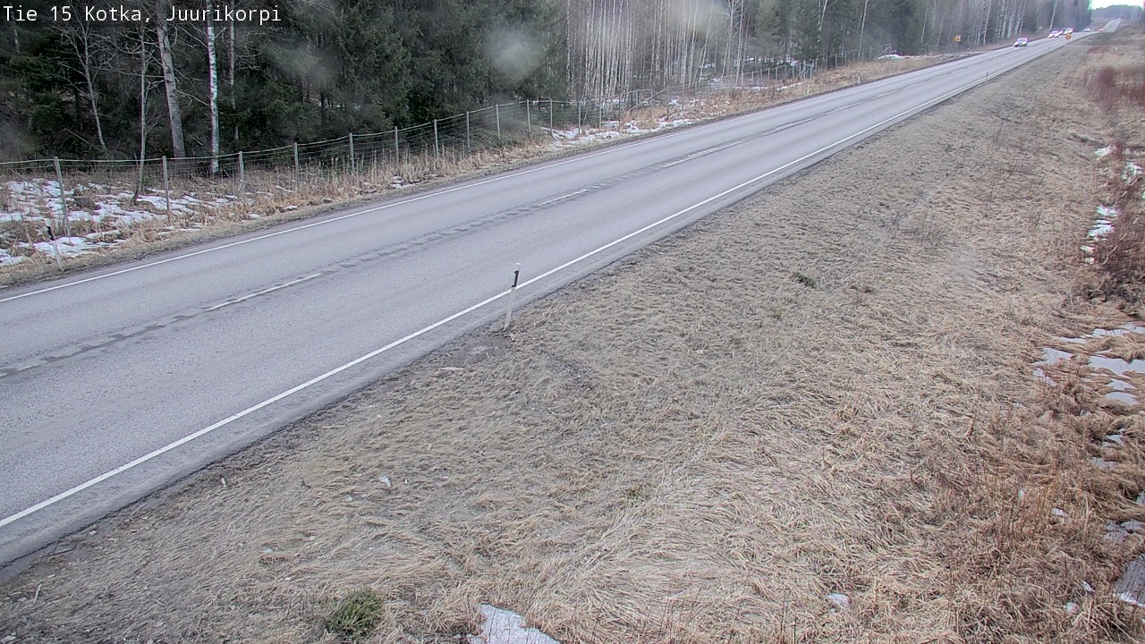 Weather Camera Image Road 15 Kotka, Juurikorpi, Kotka, Kymenlaakso