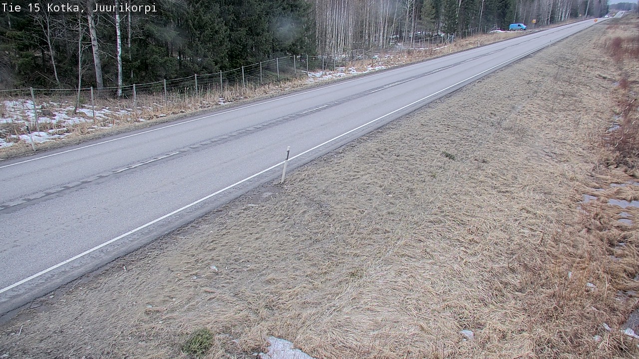 Weather Camera Image Väg 15 Kotka, Juurikorpi, Kotka, Kymenlaakso