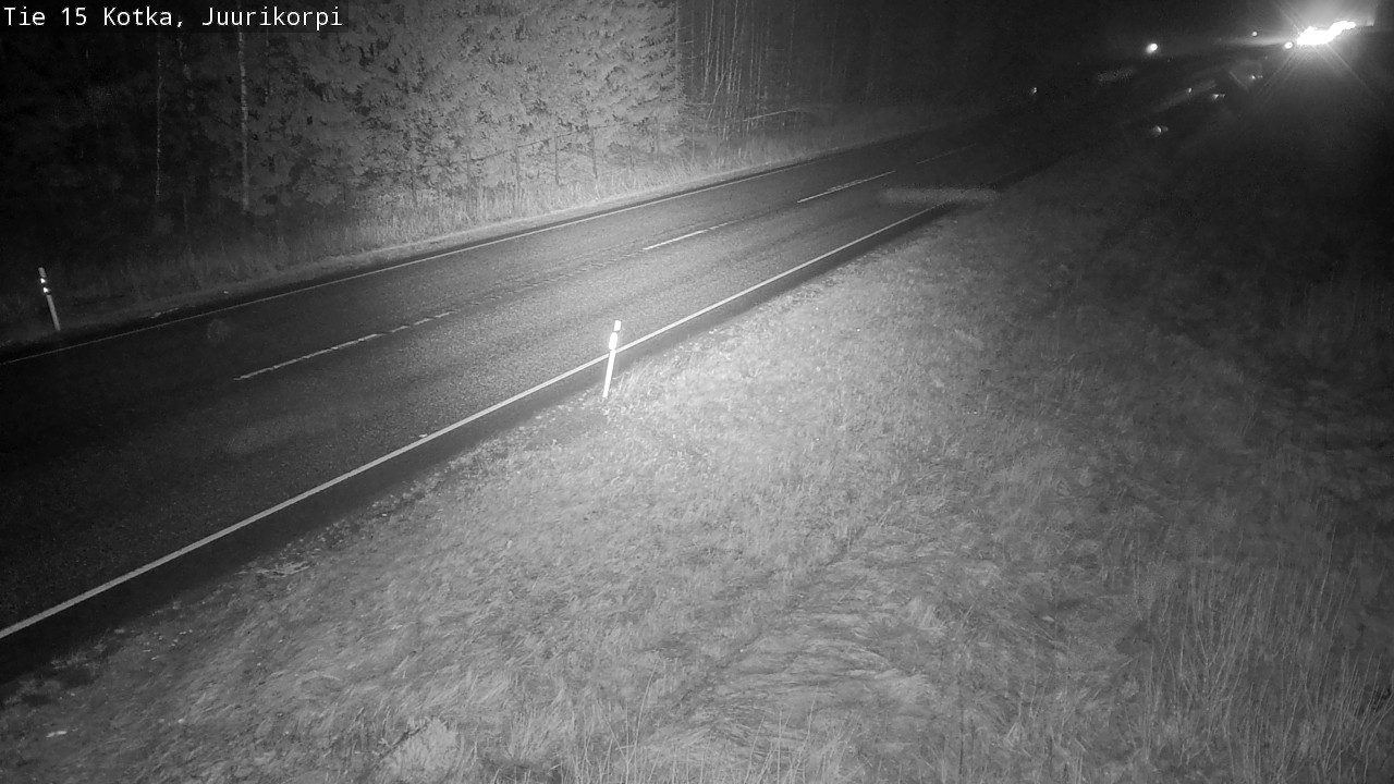 Weather Camera Image Road 15 Kotka, Juurikorpi, Kotka, Kymenlaakso