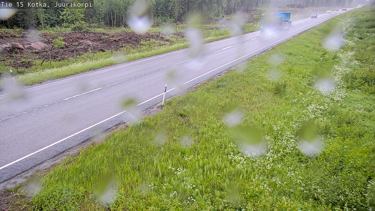Weather Camera Image Road 15 Kotka, Juurikorpi, Kotka, Kymenlaakso