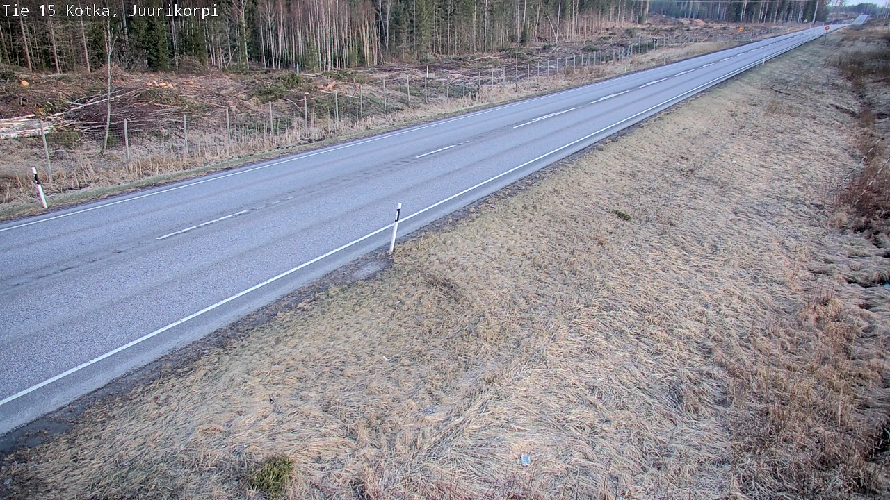 Kelikamerat Kuva Tie 15 Kotka, Juurikorpi, Kotka, Kymenlaakso
