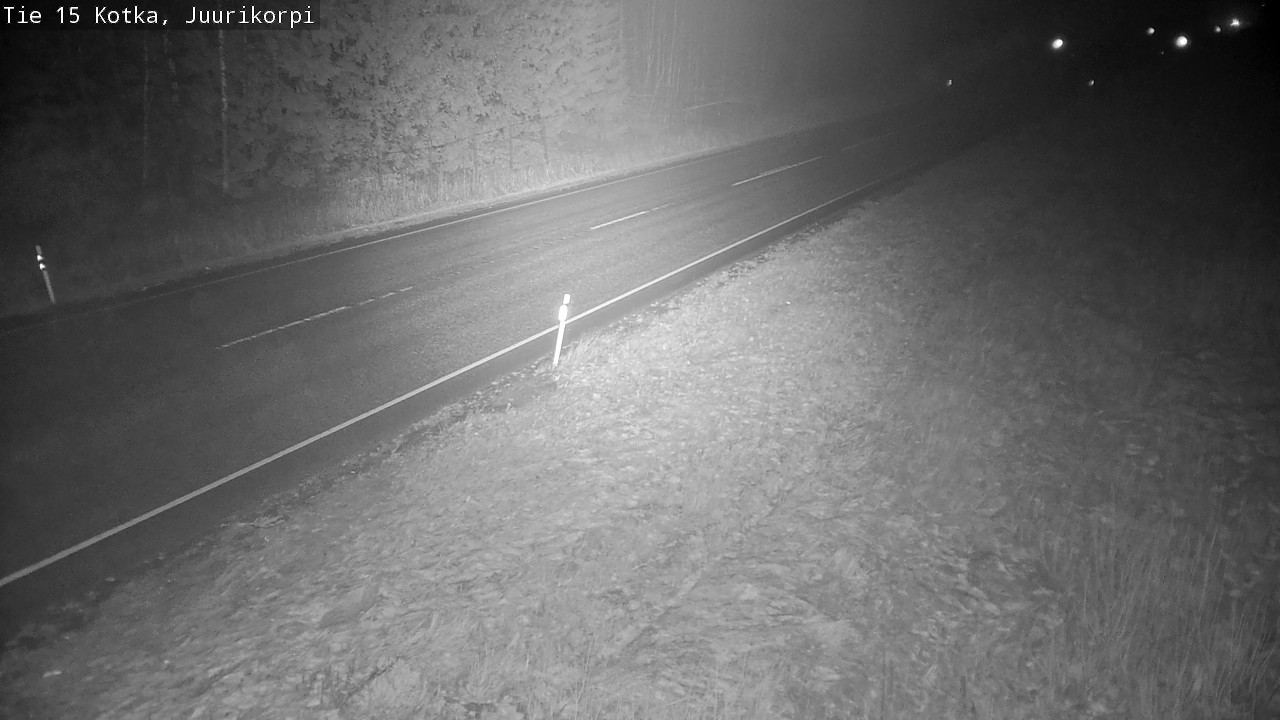 Weather Camera Image Road 15 Kotka, Juurikorpi, Kotka, Kymenlaakso