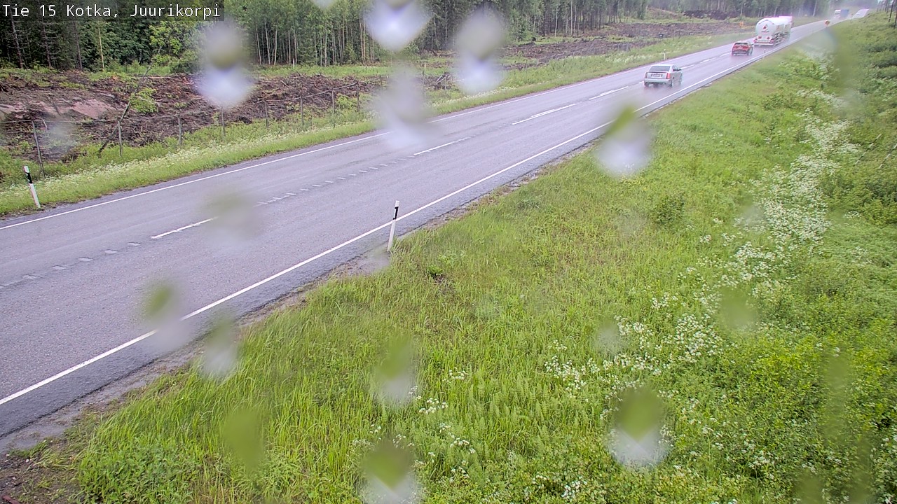 Weather Camera Image Road 15 Kotka, Juurikorpi, Kotka, Kymenlaakso