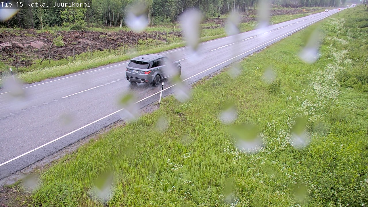 Weather Camera Image Road 15 Kotka, Juurikorpi, Kotka, Kymenlaakso