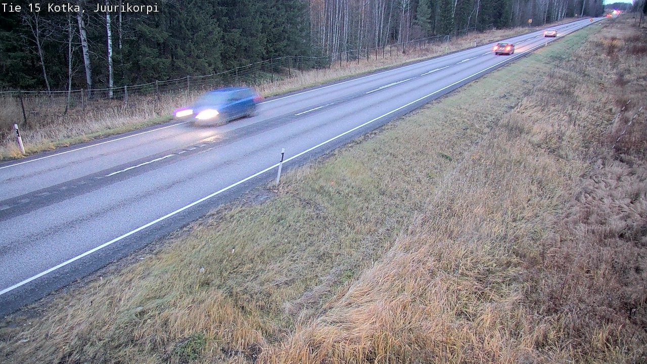 Kelikamerat Kuva Tie 15 Kotka, Juurikorpi, Kotka, Kymenlaakso
