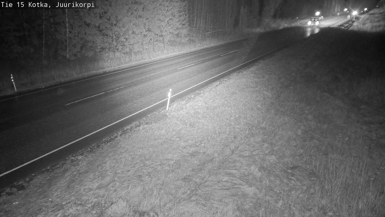 Weather Camera Image Road 15 Kotka, Juurikorpi, Kotka, Kymenlaakso