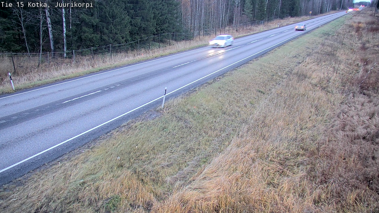 Kelikamerat Kuva Tie 15 Kotka, Juurikorpi, Kotka, Kymenlaakso