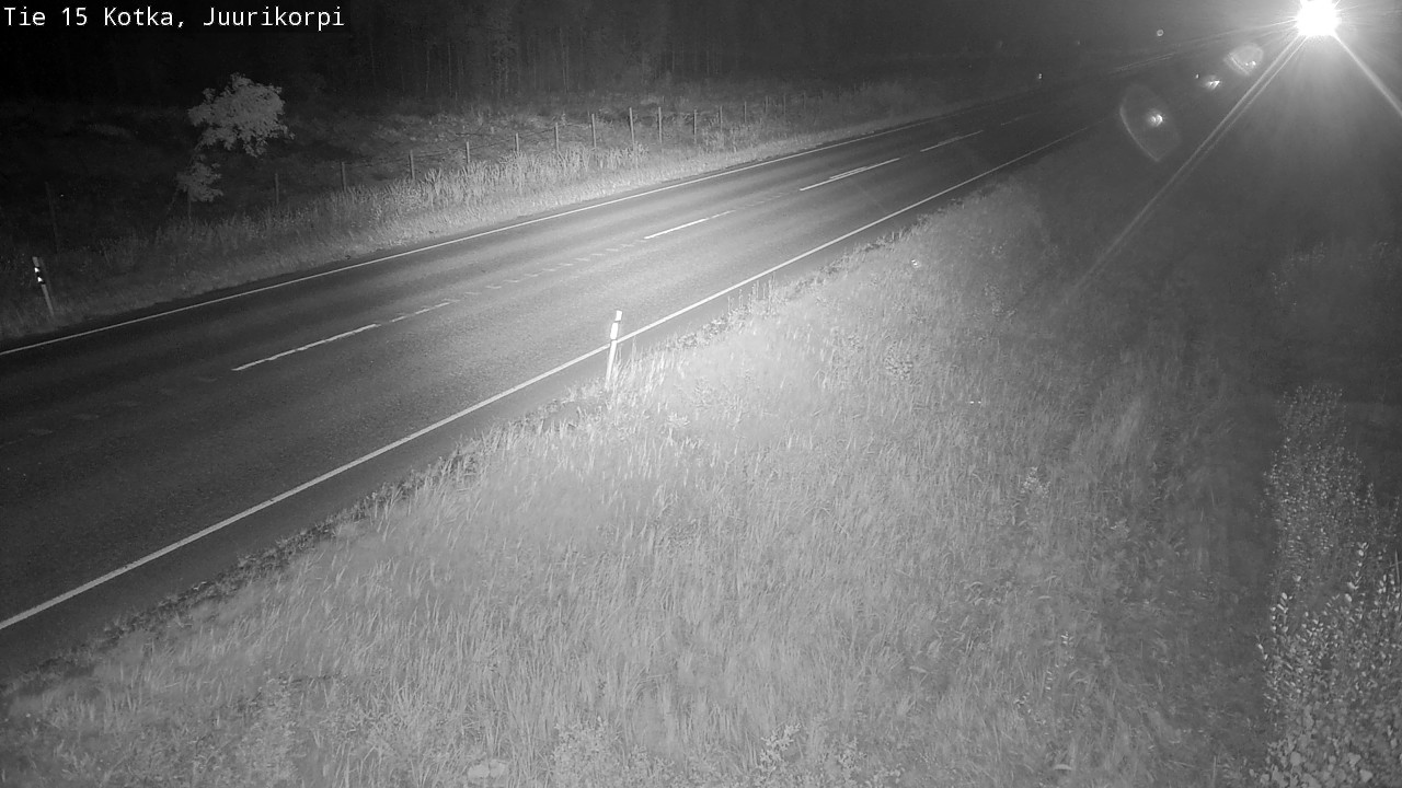 Weather Camera Image Väg 15 Kotka, Juurikorpi, Kotka, Kymenlaakso
