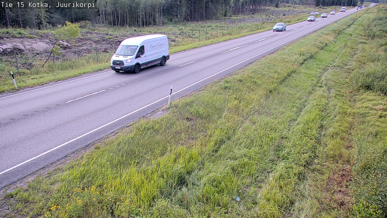 Weather Camera Image Väg 15 Kotka, Juurikorpi, Kotka, Kymenlaakso