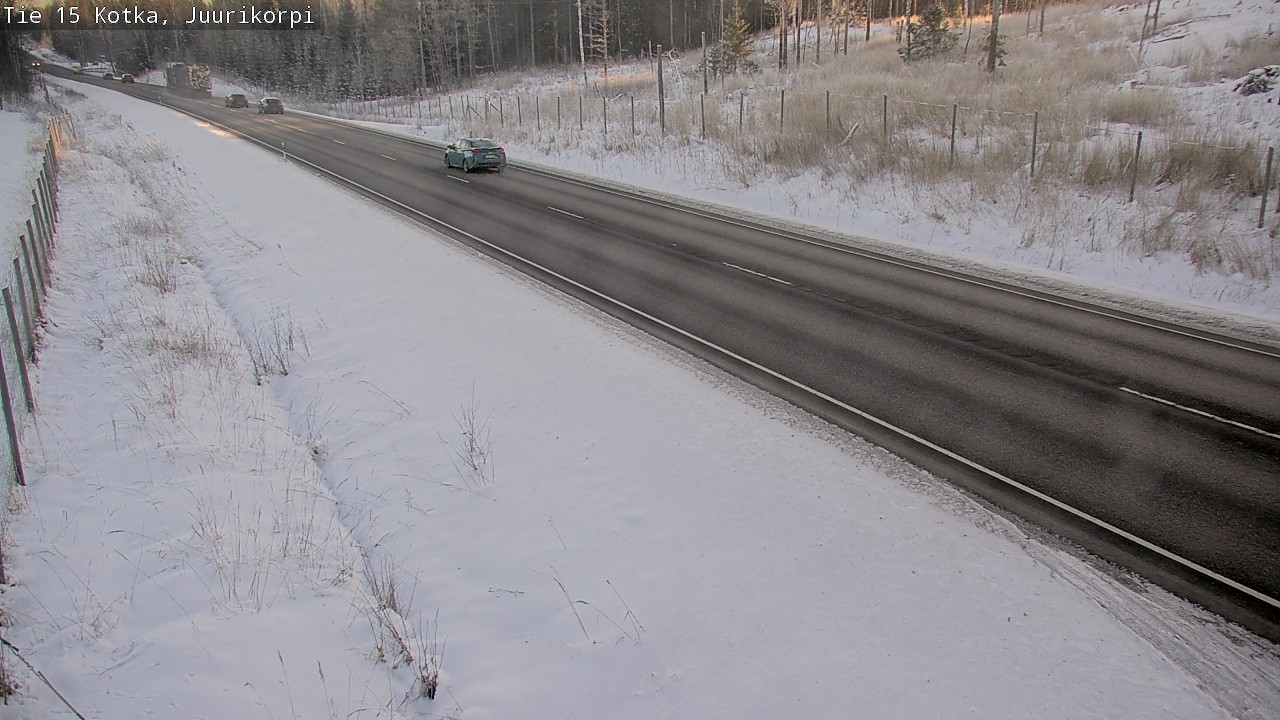 Weather Camera Image Road 15 Kotka, Juurikorpi, Kotka, Kymenlaakso