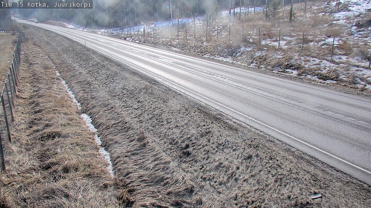 Weather Camera Image Väg 15 Kotka, Juurikorpi, Kotka, Kymenlaakso