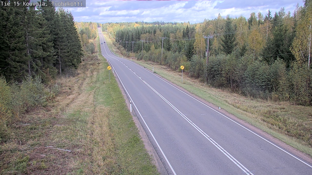 Weather Camera Image Road 15 Kouvola, Tuohikotti, Kouvola, Kymenlaakso
